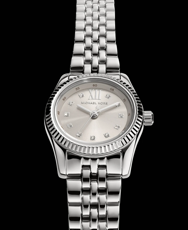 Michael Kors Women's Lexington Three-Hand Stainless Steel Watch 26mm