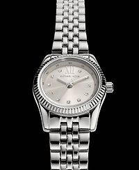 Michael Kors Women's Lexington Three-Hand Stainless Steel Watch 26mm