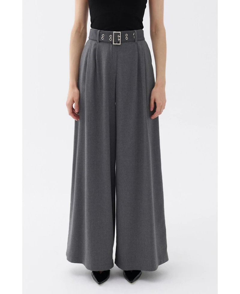Nocturne Women's Wide Leg Flowy Pants
