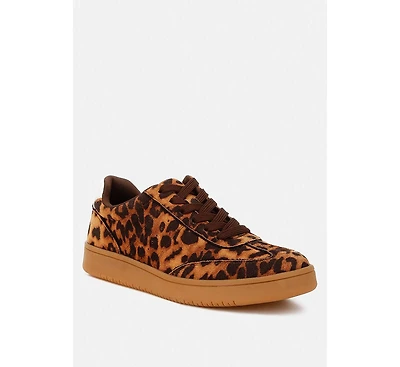 London Rag Prowler Leopard Chunky Sneakers