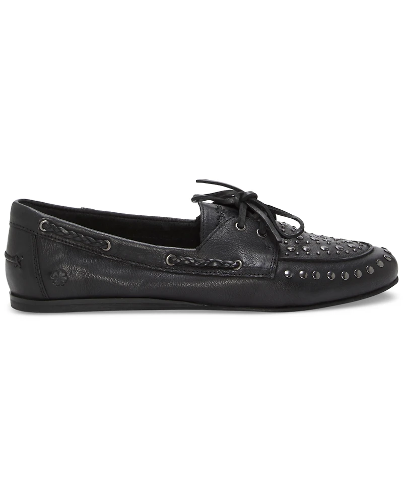Lucky Brand Women's Timini Studded Moccasin Boat Shoe Loafers