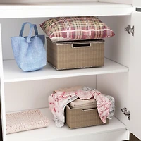 Homsee 6-Drawers Classic Wooden Dresser with Golden Handles