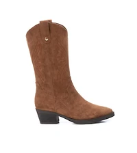 Women's Italian Western Suede Boots By Xti
