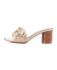 Raquelle Women's Wood Heel Mule