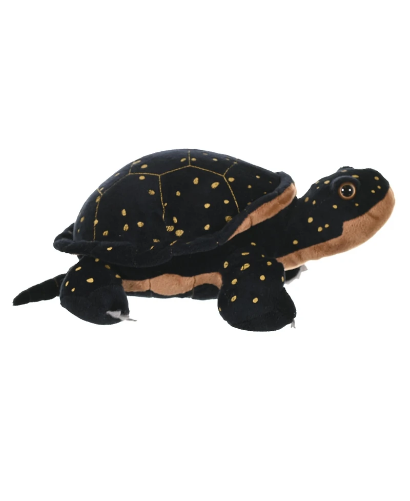 Wild Republic Cuddlekins Spotted Turtle Stuffed Animal, 12 Inches