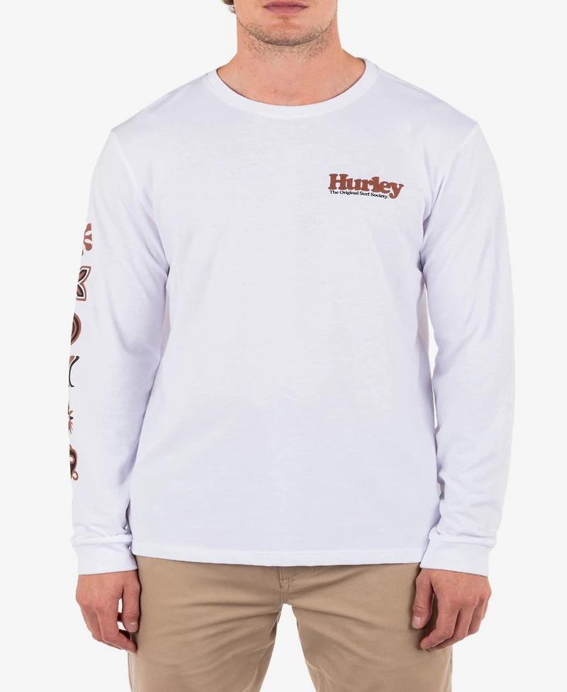 Hurley Men's Everyday Society Long Sleeve T-Shirt