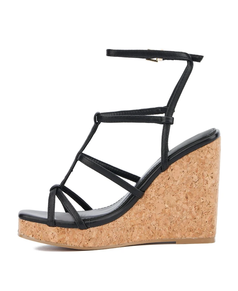 Abla Women's Strappy Wedge Sandal