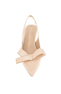 BCBGeneration Women's Kasti Slingback Kitten-Heel Bow Pumps