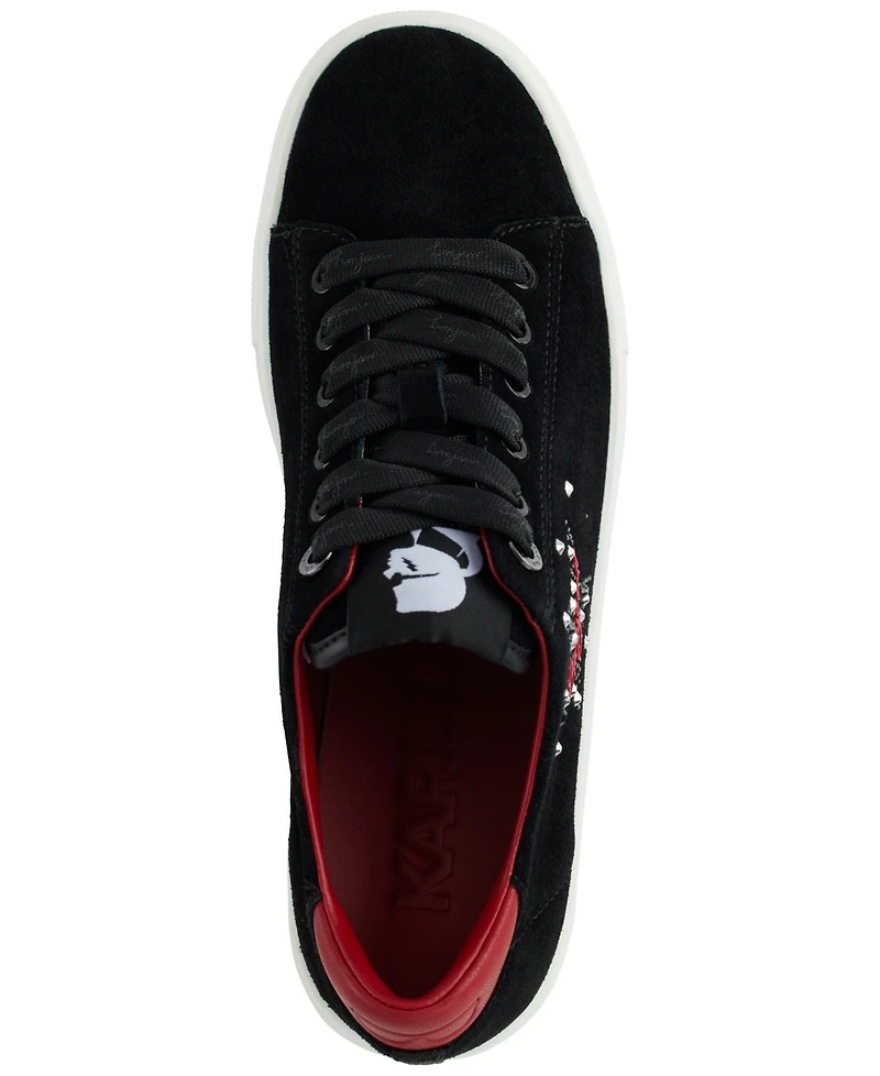 Karl Lagerfeld Paris Women's Cate Sayings Lace Up Sneakers