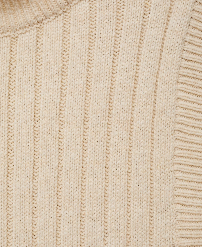 Mango Women's Perkins Collar Knitted Sweater Vest