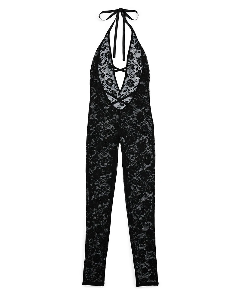 Adore Me Women's Catrice Crotchless Catsuit Lingerie