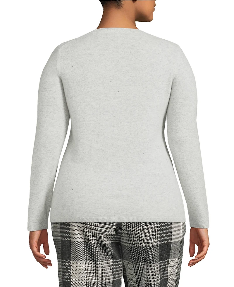 Lands' End Plus Cashmere Sweater