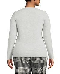 Lands' End Plus Cashmere Sweater