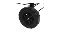 Slickblue Oil Drum Charcoal Furnace with High-Temperature Spray Paint (500-600 Degrees) – 15cm Diameter with Plastic Wheel