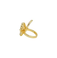 Sohi Women's The Butterfly Dreams Statement Ring