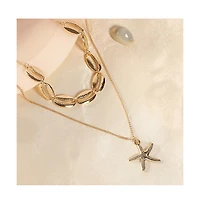 Sohi Women's The Bahamas Multi-Layer Necklace