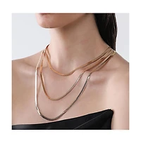 Sohi Women's The Snakechain Multi-Layer Necklace