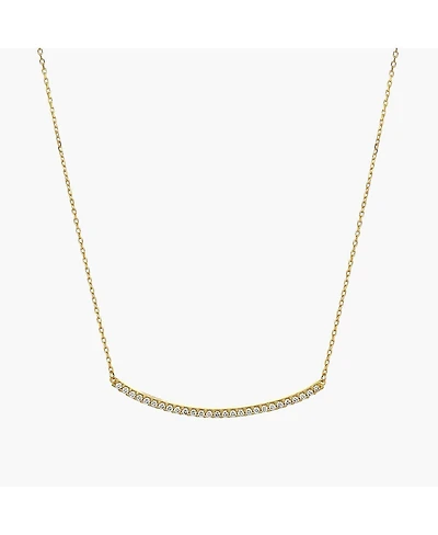 Sterling Silver 18k Gold Plated Sylvia Necklace – Effortless Elegance, Trending for Summer