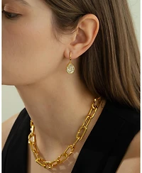 Sterling Silver 18k Gold Plated Camille Teardrop Earrings – Dainty Summer Earrings, Lightweight, Vacation Style, Warm Weather Look