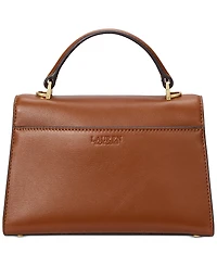 Lauren Ralph Leather Small Farrah Satchel