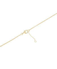 2-Pc Set Cubic Zirconia Sun Pendant Necklace & Solitaire Stud Earrings Sterling Silver (Also available 4k Gold over Silver)