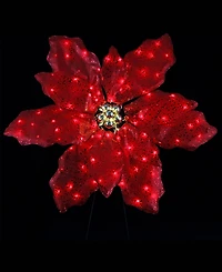 Mr. Christmas 35" Outdoor Twinkling Led Poinsettia