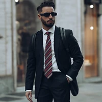 Elizabetta Men's Vesuvio - Silk Jacquard Tie for Men