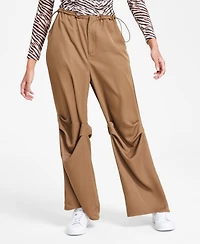 Bar Iii Women's High-Rise Wide-Leg Seamed Pants, Exclusively at Macy's