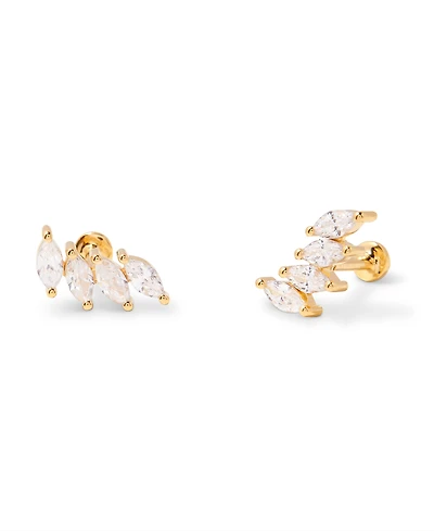 brook & york Zola Four Marquise Flat Back Earring