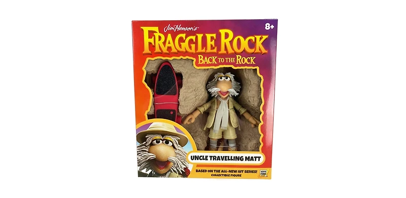 Boss Fight Studio Uncle Traveling Matt, Fraggle Rock Collectible Action Figure – Highly Articulated Figurine & Accessories