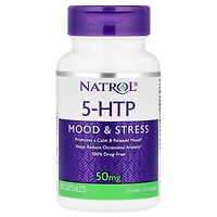 Natrol Mood & Stress 5-htp 50mg, Dietary Supplement Helps Support a Balanced Mood, 45