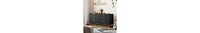 Dresser For Bedroom, Large 6 Drawer Dresser Organizer With Golden Metal Handle And Legs, Modern Chest Of Drawers, Large Dresser For Closet, Hallway, L