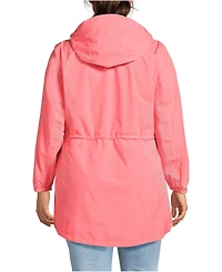 Lands' End Plus Squall Packable Waterproof Raincoat