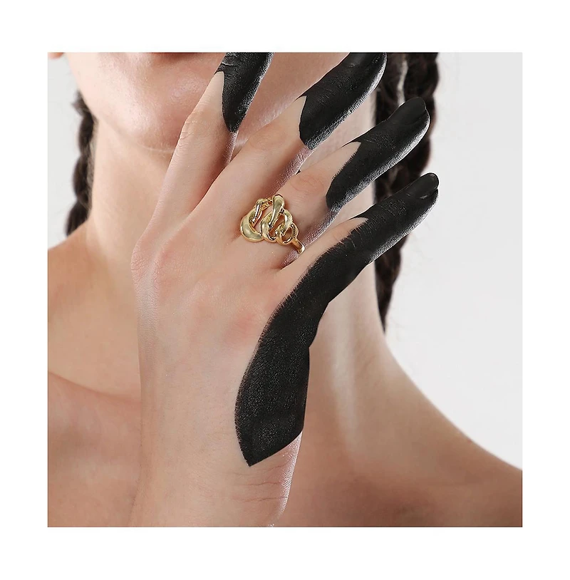 Sohi Women's The Link Statement Ring