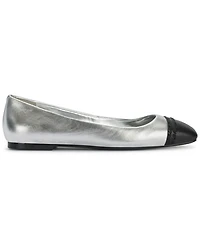 Karl Lagerfeld Paris Women's Zayne Square-Toe Ballet Flats