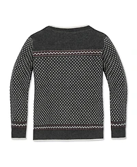 Hope & Henry Baby Boys Long Sleeve Intarsia Crew Neck Pullover Sweater
