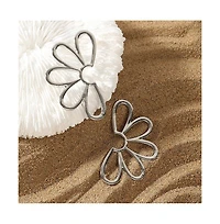 Sohi Women's The Semi-Flora Drop Earrings