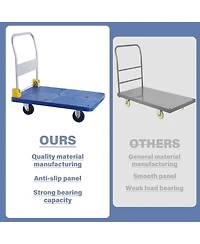 Flynama Foldable Push Hand Cart