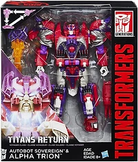 Transformers Alpha Trion and Sovereign Voyager Class Generations Titans Return