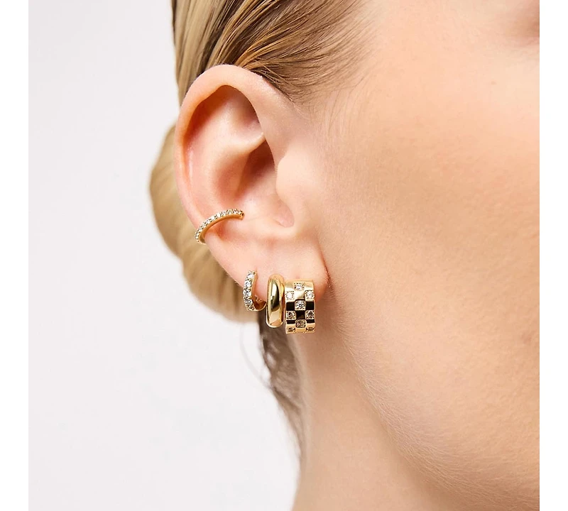 Ana Luisa Huggie Hoop Earrings - Suzanne