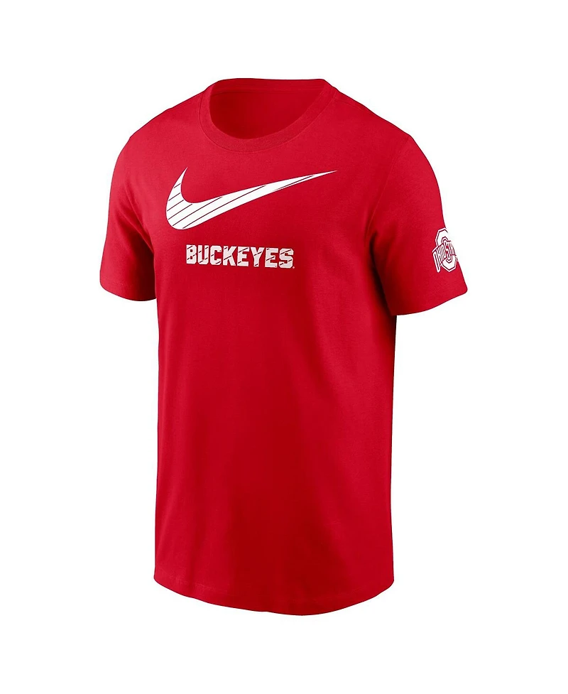 Nike Men's Scarlet Ohio State Buckeyes Campus Mascot T-Shirt