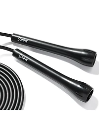 Sunny Health & Fitness Exercise Jump Rope, Lightweight & Portable Silicone Infusedwith Durable Handles & Adjustable Exercise Rope