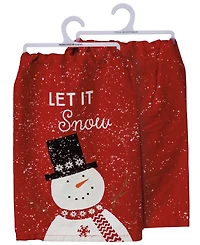 Primitives by Kathy Let It Snow Nordic Kitchen Towel