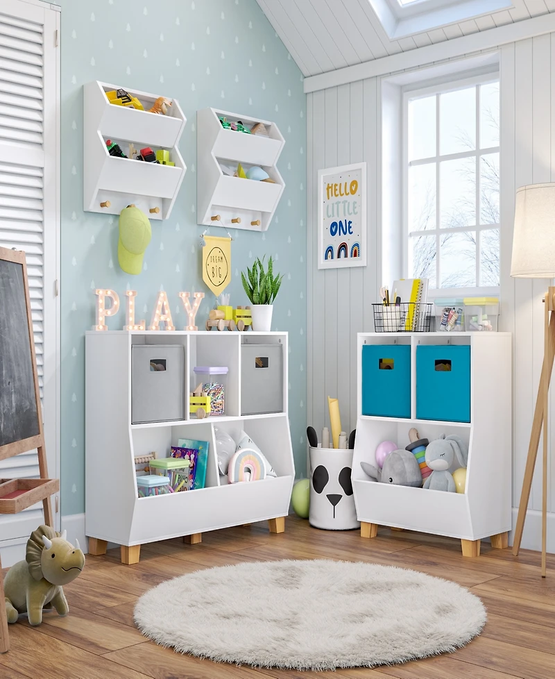 Kids Catch All Multi Cubby Toy Organizer