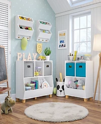 Kids Catch All Multi Cubby Toy Organizer