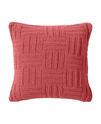 Tommy Bahama Home Chain Basket Knit Decorative Pillow, 20" x 20"