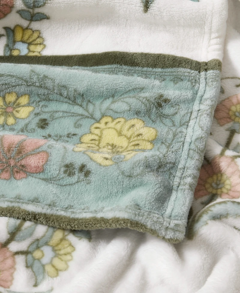 Jessica Simpson Plush Ultra Soft Throw, 50" x 70"