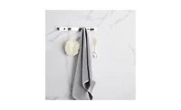 Heavy-Duty 304 Stainless Steel Towel Rack – 4 Hooks for Bathroom Accessories, Robes, and Coats