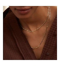 Ana Luisa Figaro Chain Necklace - Leo Regular Short