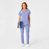 Wink Renew Women's Mock Wrap Scrub Top